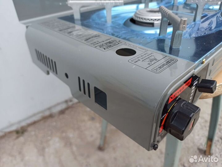 Плита газовая портативная двухкомфорочная