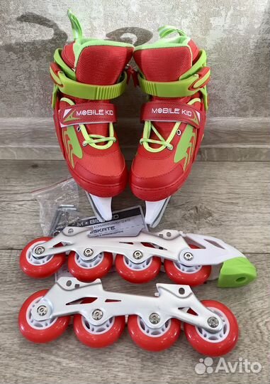 Коньки и ролики 2 в 1