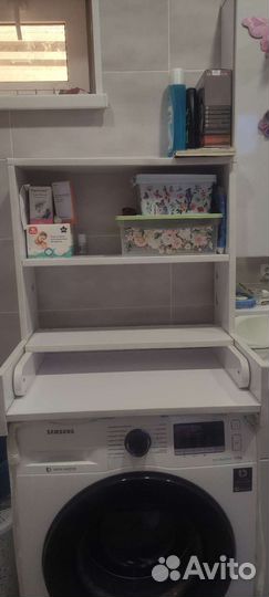 Пеленальная доска с полками на стиральную машину