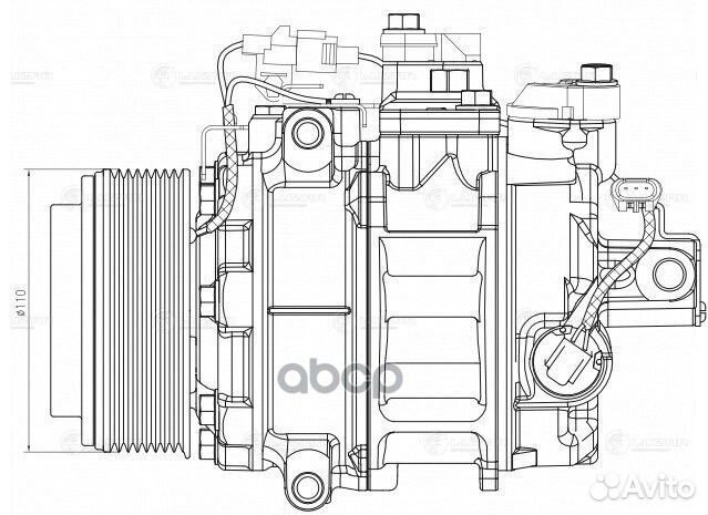 Компрессор кондиц. для а/м BMW X5 (E70) (06) 3