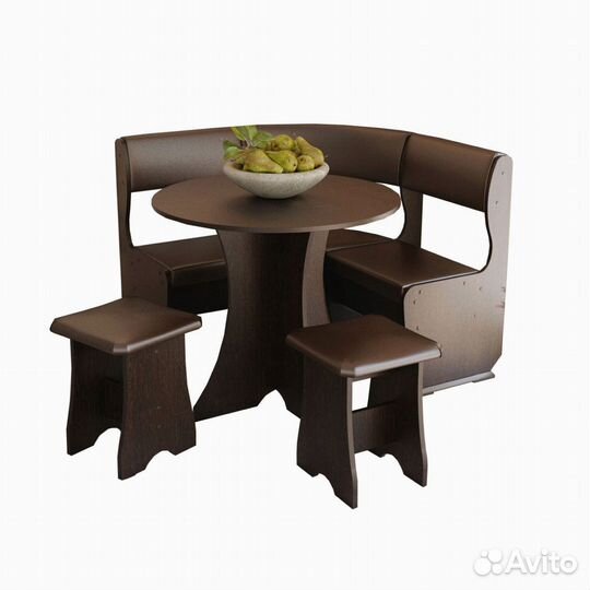 Кухонный уголок Андрей-1 венге и бежевый