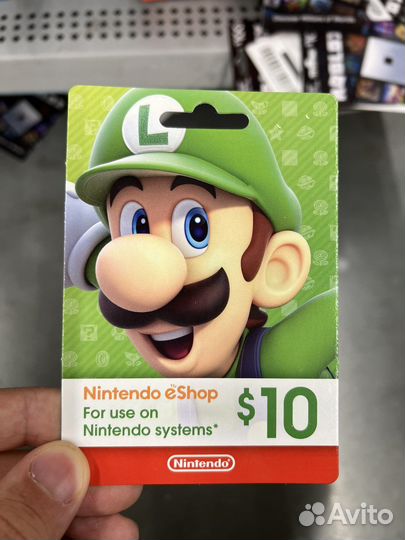 Карты пополнения nintendo eshop
