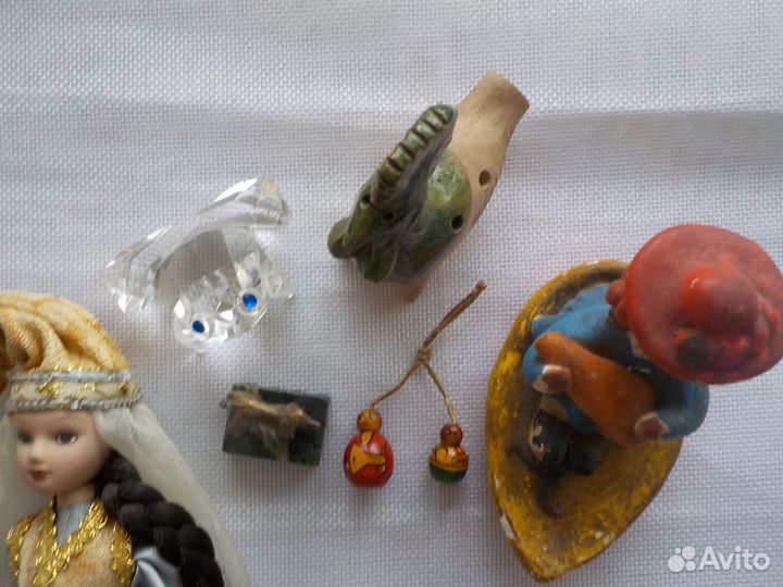 Сувениры игрушки СССР глина стекло дерево металл