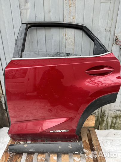 Дверь в сборе Lexus NX задняя левая 2014-2022 крас