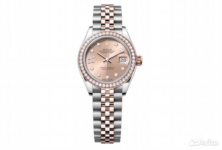 Rolex Lady-Datejust 28 mm Everose Gold & Diamonds