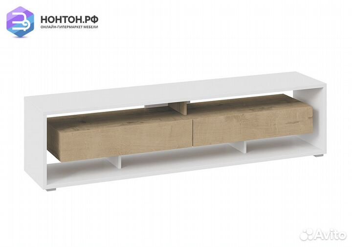 Тв-тумба Монтана TV-2 белый / бунратти глянец