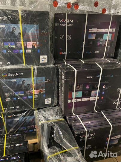 Телевизор 32,43,50 диагональ smart tv новый