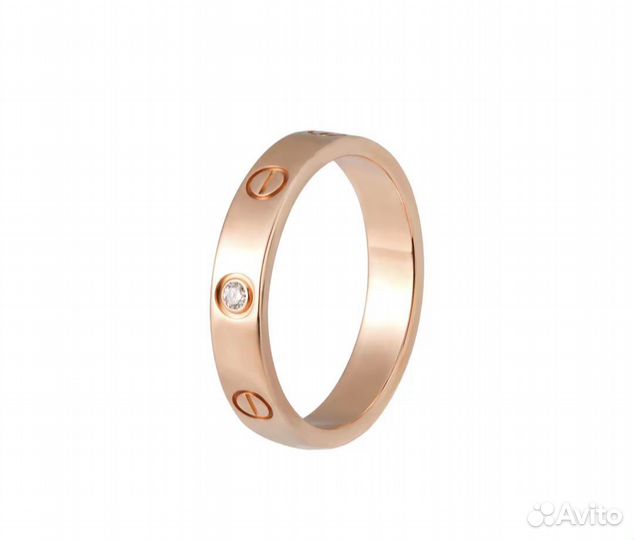 Кольцо с бриллиантом Cartier Love Wedding 18K