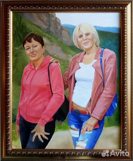 Портрет по фото и др.картины на заказ