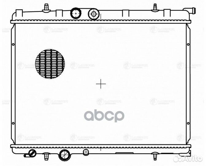 Радиатор peugeot 206 M/A 98- LRC 20G1 luzar