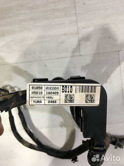 Клемма плюсовая hyundai solaris 2 1.4 мт седан