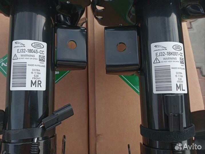 Амортизаторы передние и задние Range Rover Evoque