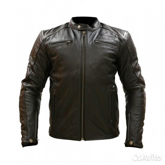 Мотокуртка кожаная мужская для мотоцикла MCP