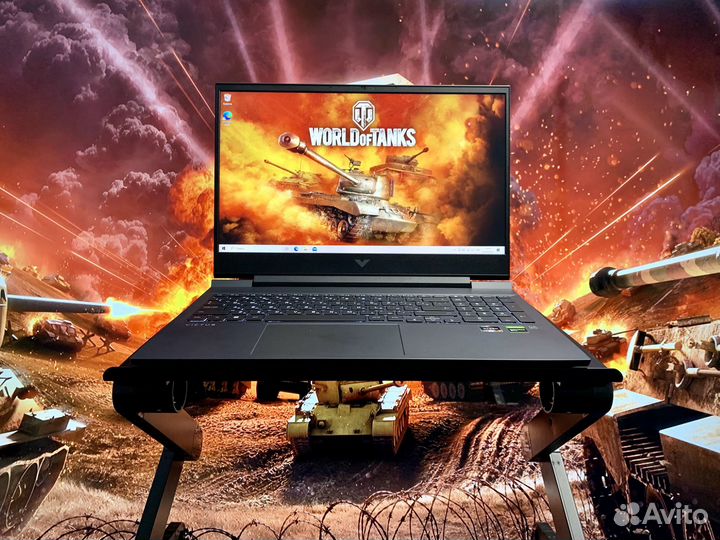 Ноутбук для игр HP Victus Ryzen 7 / GeForce GTX