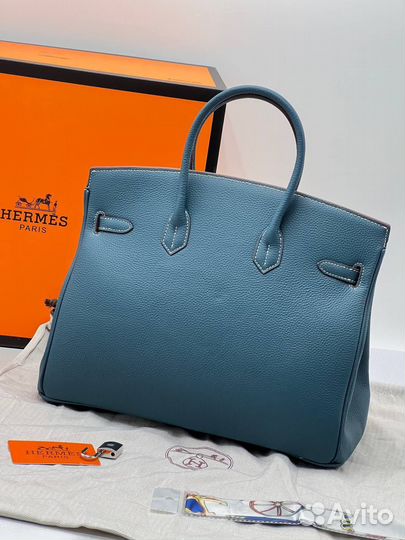 Сумка hermes birkin натуральная кожа