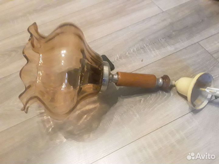 Светильник потолочный винтаж чехословакия