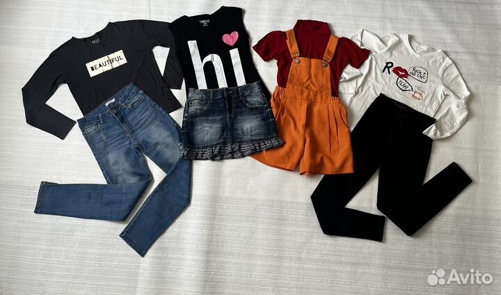 Одежда для девочки 146 152 пакетом