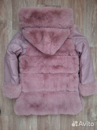 Куртка-шубка для девочки на 4-5 лет