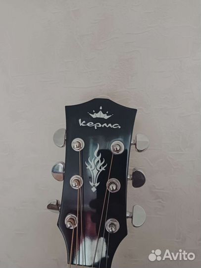 Акустическая гитара kepma,обмен на айфон 10
