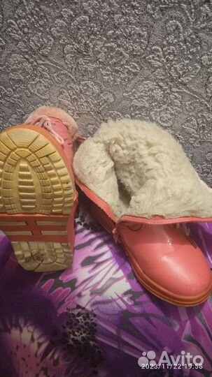 Сапожки детские для девочек