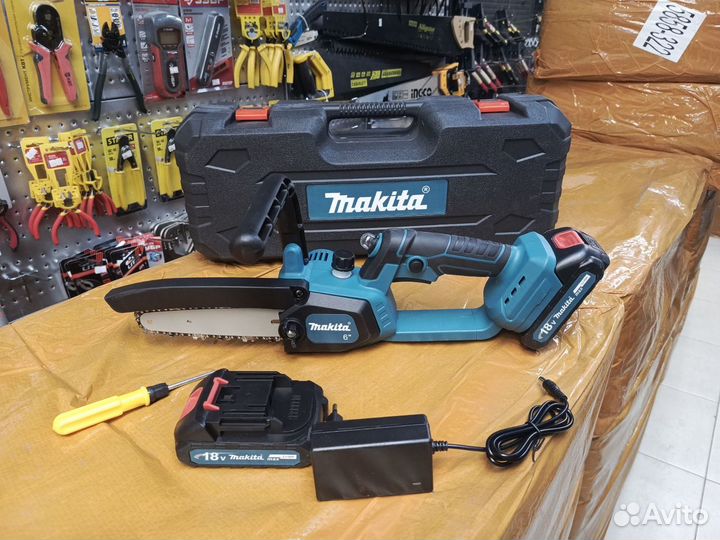 Аккумуляторная цепная пила makita 18 v