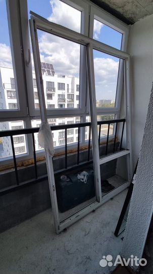 Балконный блок с дверью