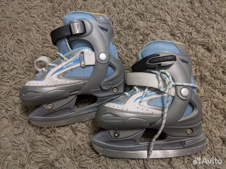 Коньки детские раздвижные 30 31 32 33