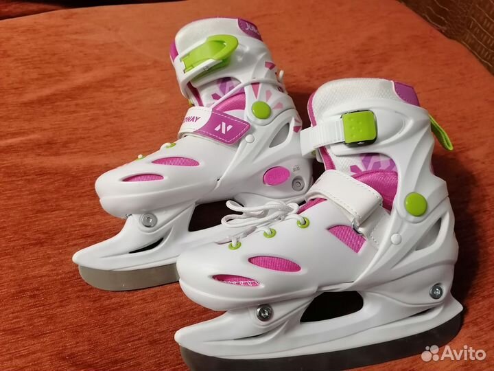 Коньки детские раздвижные 30 33 р-р