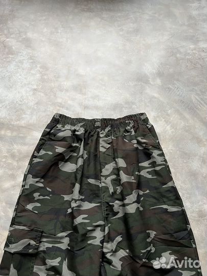 Шорты Balenciaga Camo Realtree Широкие Ниже колена