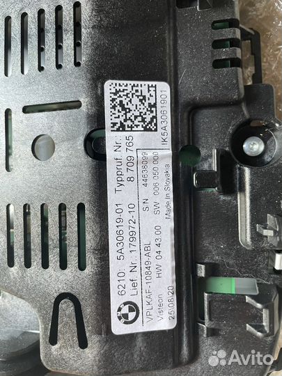 Щиток приборов bmw g20 оригинал под mgu