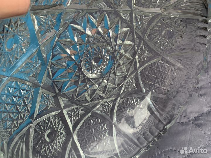 Ваза хрустальная для фруктов