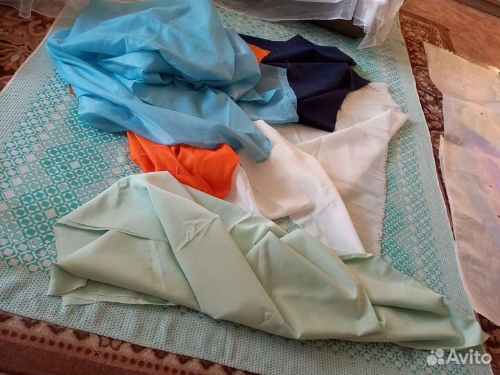 Ткань, крупные куски для творческих умелиц