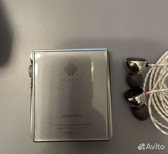 Плеер hidizs ар80 Рro с наушниками, кожаным чехлом