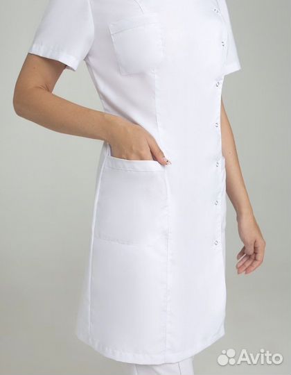 Новый медицинский халат платье