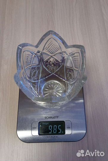 Хрустальная ваза чехия