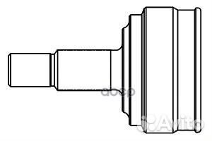 Шрус chevrolet lanos 1.4-1.5 97- нар. -ABS 8120