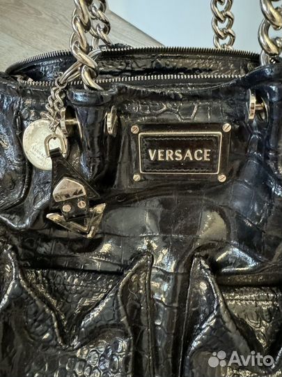 Сумка натуральная кожа Италия Versace