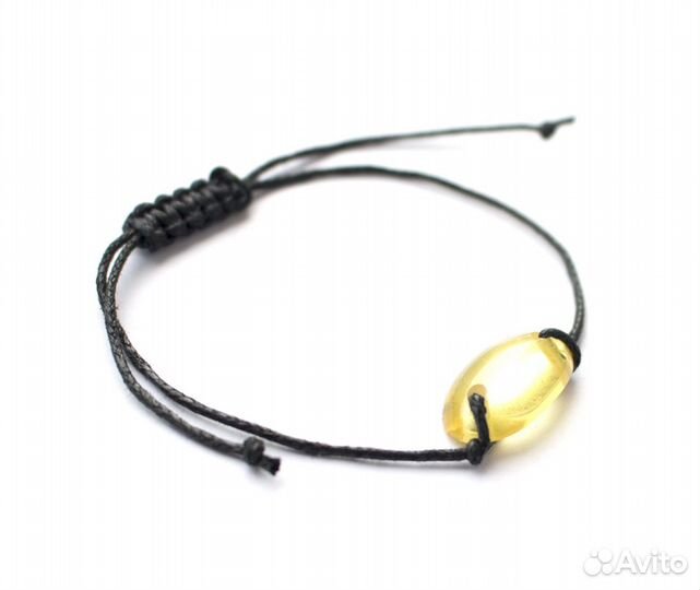 Браслет с янтарём