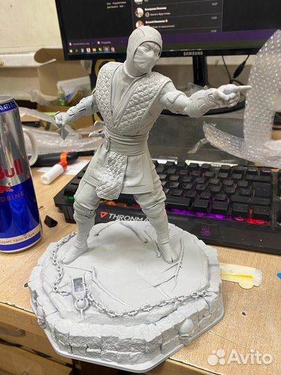 Фигурки MK Милена,Саб Зиро,Скорпион,Рэйден,Китана