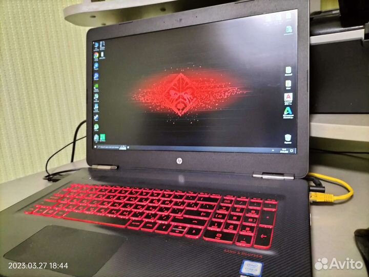 Игровой ноутбук hp omen 17