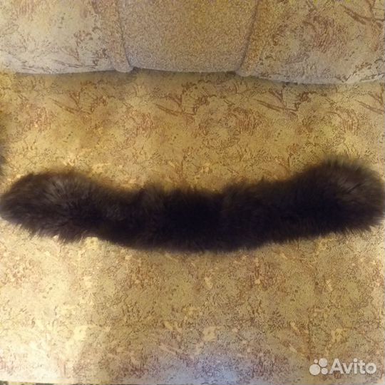 Меховой воротник енот