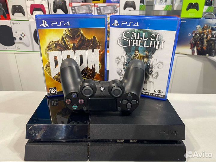 Sony PS4 + Doom + Call of Ctulhu