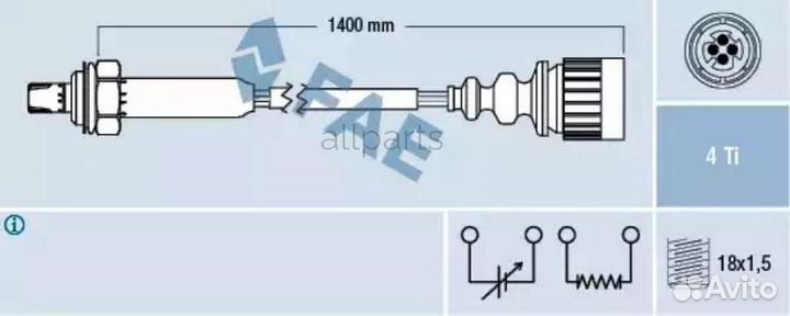 FAE 77186 Лямбда-зонд