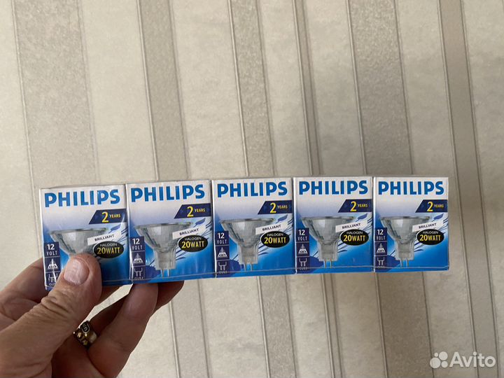Лампы галогеновые :philips, Osram :50;35;20 Ватт