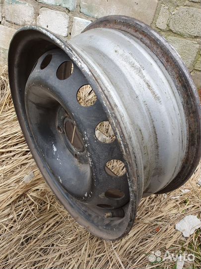Диск штампованный ровный r14 стоял на opel corsa