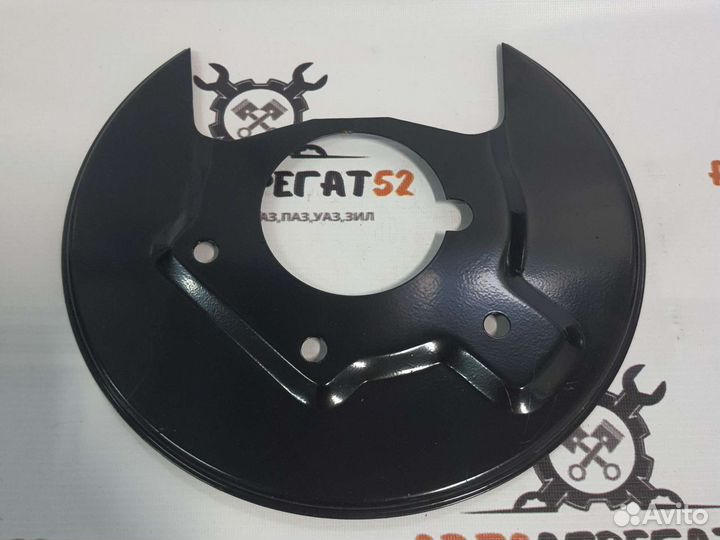 Щит опорный тормоза переднего правый газ-3302