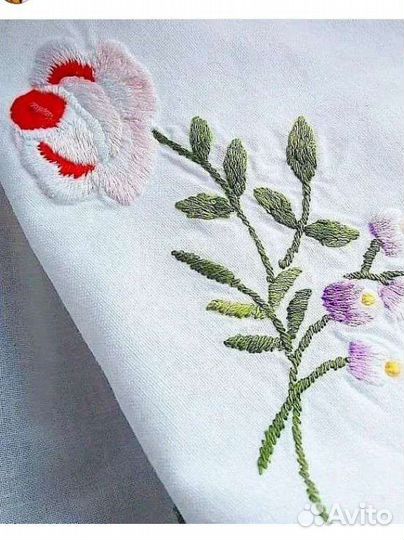 Скатерти с вышивкой на пасхальный стол