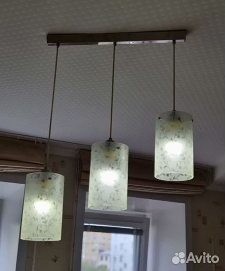 Люстра потолочная бу