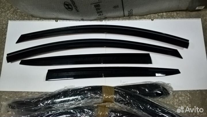 Ветровики дефлектора Sportage Sorento Rio Cerato