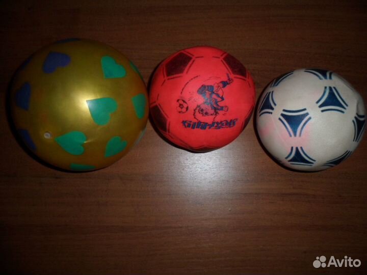 Мячи резиновые СССР и др., скакалка